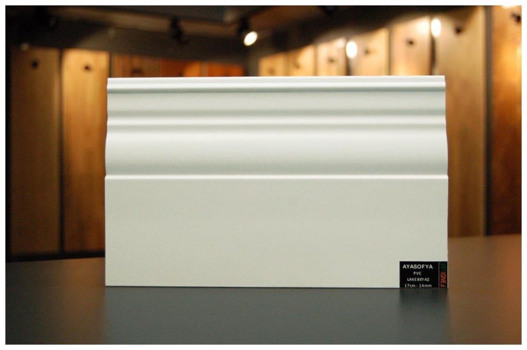 Ayasofya 17 cm Lake Beyaz Süpürgelik